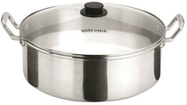 Imagen de Arrocera Vasconia 34cm C/ Tapa de Vidrio