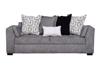 Imagen de Sofa Perla tela tejida gris