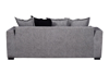 Imagen de Sofa Perla tela tejida gris