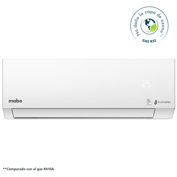Imagen de Minisplit Inverter Mabe MMI24HDBWCA32ME2 / MMI24HDBWCA32MI2 2 TON 220V C/CALEF