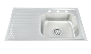 Imagen de Tarja Sencilla Escurridero Izquierda TSEI8050 A/inox.