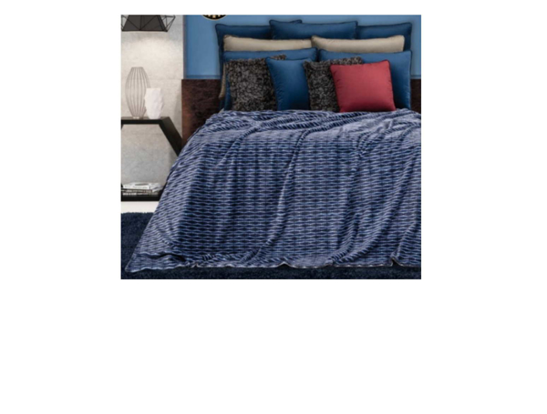 Imagen de Frazada  Sutil Azul V/E.