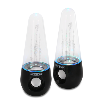 Imagen de Obsequio Hype Bocina Inalambrica Con Fuente De Luz Ritmica Negro V/E.