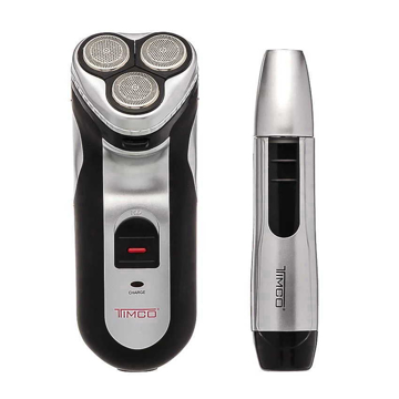 Imagen de Rasuradora Timco Electrica + Trimmer Nariz Oreja   Bsk-9000 Negro