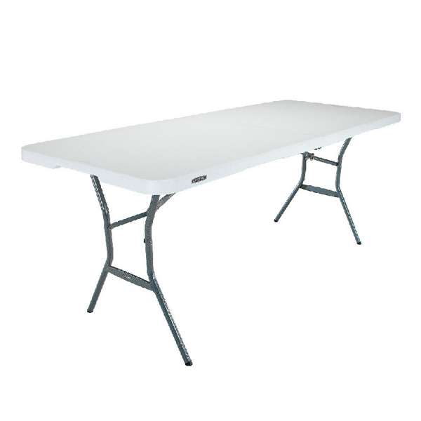 Imagen de Mesa Plegable Lifetime 6ft Fih Grnt/sd G Mesa Plegable (5011) Rectangular Blanco 1.83 Cm)