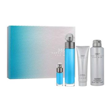 Imagen de Set Locion Caballero Perry Ellis  360 Men Edt 4 Piezas H360set4