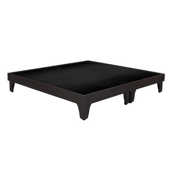 Imagen de Base Monaco king size 2 partes chocolate