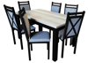 Comedores - Antecomedor Tubular Giselle 6 sillas