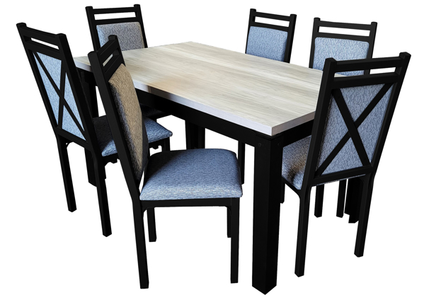Comedores - Antecomedor Tubular Giselle 6 sillas