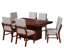 Imagen de Antecomedor San Francisco 6 sillas nogal