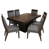 Comedores - Antecomedor Zamay 6 sillas tabaco