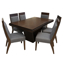 Comedores - Antecomedor Zamay 6 sillas tabaco