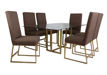 Imagen de Antecomedor Tubular Gabrielle 6 Sillas