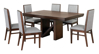 Comedores - Antecomedor Logan 6 sillas tabaco