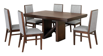 Comedores - Antecomedor Logan 6 sillas tabaco