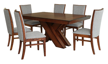 Comedores - Antcomedor Kendor 6 sillas tabaco