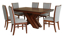 Comedores - Antcomedor Kendor 6 sillas tabaco