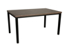 Imagen de Antecomedor tubular Ivette 6 sillas negro