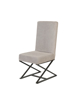 Imagen de Antecomedor tubular Simone 6 sillas bronce