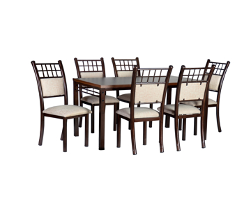Comedores - Antecomedor tubular Andre 6 Sillas cobre