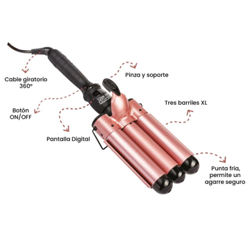 Imagen de Tenaza    Timco  waflera T8813 Rosa Dorado