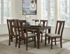 Imagen de Antecomedor Preston 6 sillas 101 nogal claro