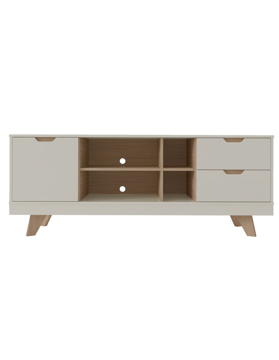 Centros de entretenimiento - Mesa P/t.v. Bertolini Michigan Offwhite