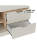 Imagen de Mesa P/t.v. Bertolini Michigan Offwhite