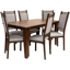 Imagen de Antecomedor Tubular Elena 6 sillas café/marrón