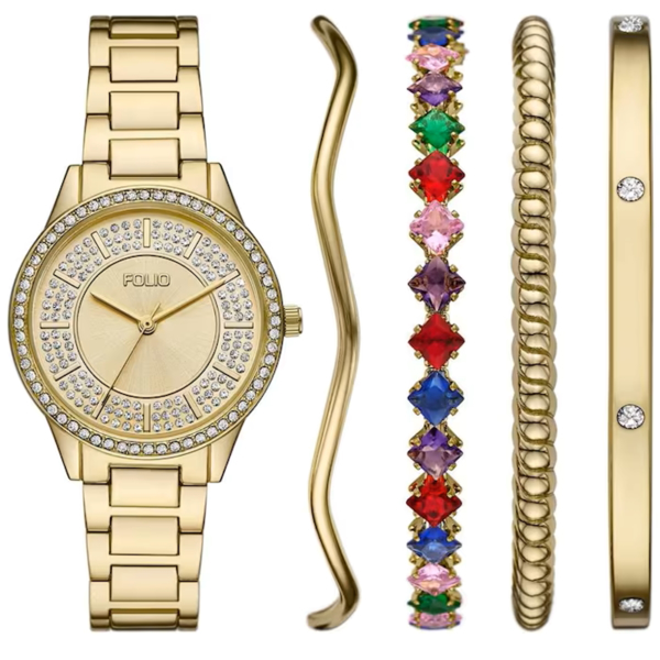 Imagen de Reloj Dama Folio Fmdfl2061 Dorado