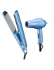 Imagen de Kit De Belleza Babyliss Alaciadora Nano Titanium Y Minisecadora Azul