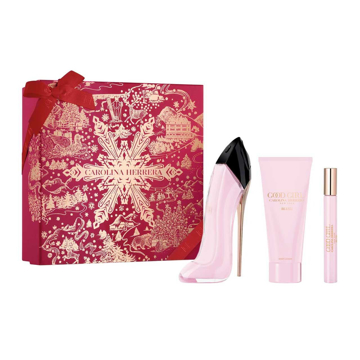 Imagen de Set Perfume Dama Carolina Herrera Good Girl Blush Navidad Edp 3 Pza Mgodgbnset3 V/E.