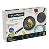 Imagen de Juego De Sartenes Tramontina 20198532 3 Pzas 20.26.30 Cm JADE