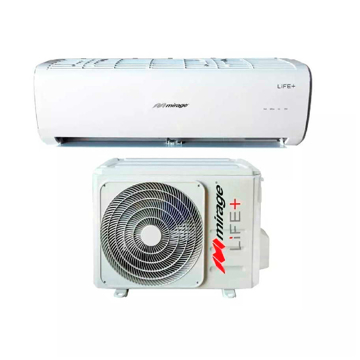 Imagen de Minisplit Mirage LIFE + PLUS SETCLC120T 1 TON 110V C/CALEF Blanco *