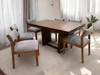 Imagen de Antecomedor Badani 6 Sillas Tabaco