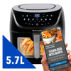 Imagen de Freidora de aire PowerXL 5.7 Lt Vortex Pro con WIFI y Bluetooth AF-E6001-WA-LA