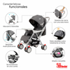 Imagen de Carriola reversible Dbebe BABY BM Gris