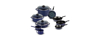 Imagen de Bateria De Cocina Ekco 28855 12 Pzas Olimpia Azul Marino
