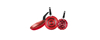 Imagen de Juego De Sartenes Ekco 936034 3 Pzas 20.24.30 Cm Rojo