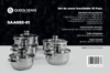Imagen de Bateria de Acero Inox 10 pza SAA003-01