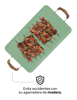 Imagen de Comal Doble con Antiadherente Marmol Color Verde Jade CLC001-05