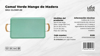 Imagen de Comal Doble con Antiadherente Marmol Color Verde Jade CLC001-05