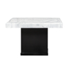 Imagen de Antecomedor Glaciar 4 sillas chocolate/blanco/gris
