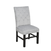 Imagen de Antecomedor Glaciar 4 sillas chocolate/blanco/gris