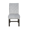 Imagen de Antecomedor Glaciar 4 sillas chocolate/blanco/gris