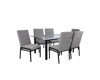 Imagen de Antecomedor tubular Sasha negro mate