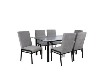 Imagen de Antecomedor tubular Sasha negro mate