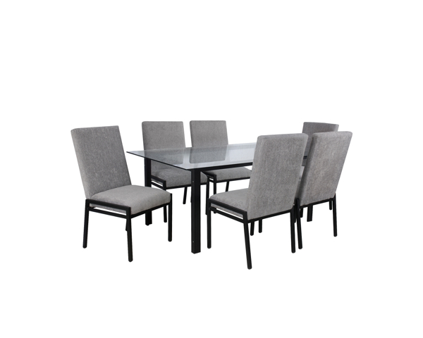 Imagen de Antecomedor tubular Sasha negro mate