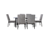 Imagen de Antecomedor tubular Sasha negro mate