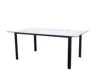 Imagen de Antecomedor tubular Sasha negro mate